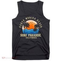 Santa Monica Beach California Tank Top thumb 0