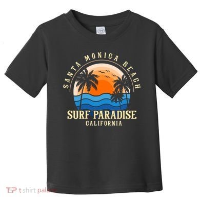 Santa Monica Beach California Toddler T-Shirt