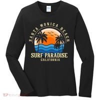 Santa Monica Beach California Women's Long Sleeve Shirt thumb 0