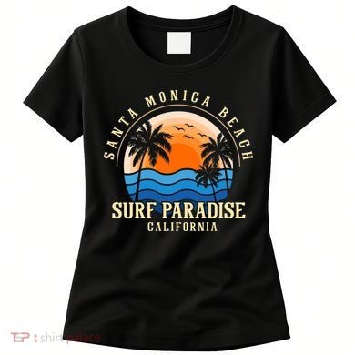 Santa Monica Beach California Women's T-Shirt