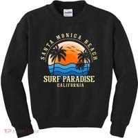 Santa Monica Beach California Kids Sweatshirt thumb 0