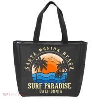 Santa Monica Beach California Tote Bag thumb 0