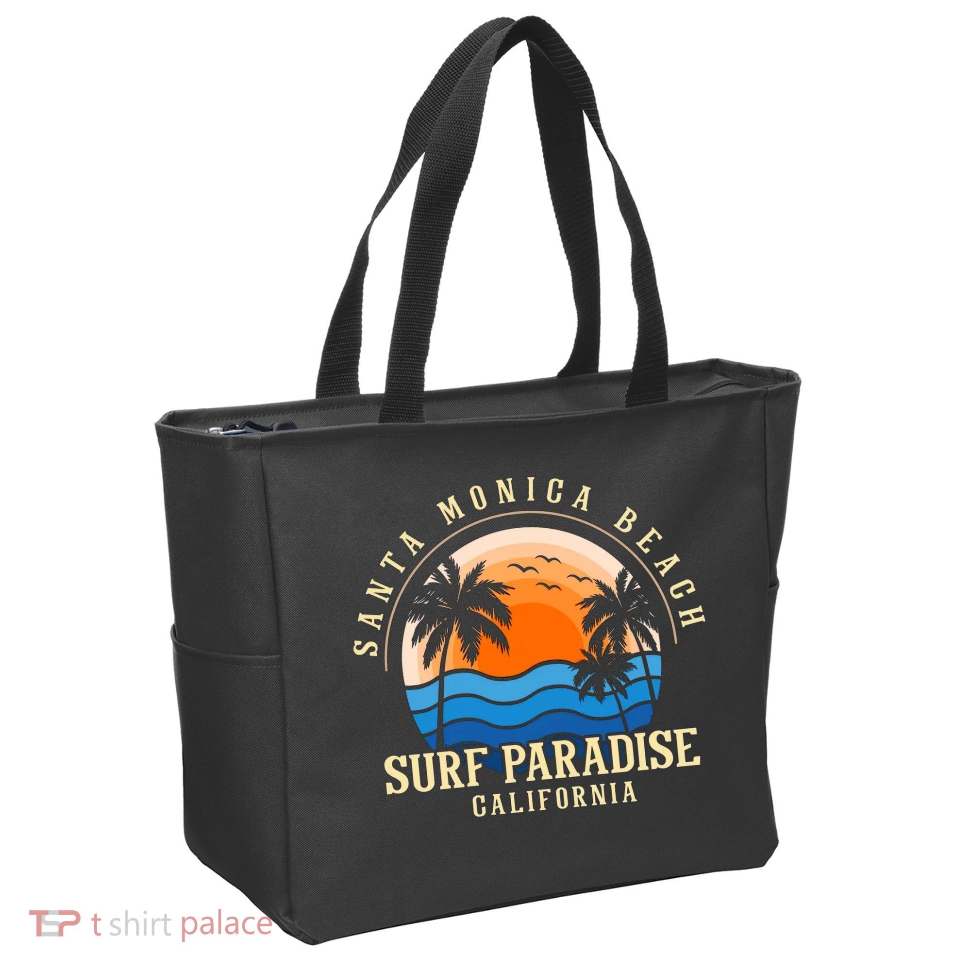 Santa Monica Beach California Tote Bag