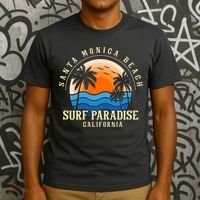 Santa Monica Beach California T-Shirt thumb 3