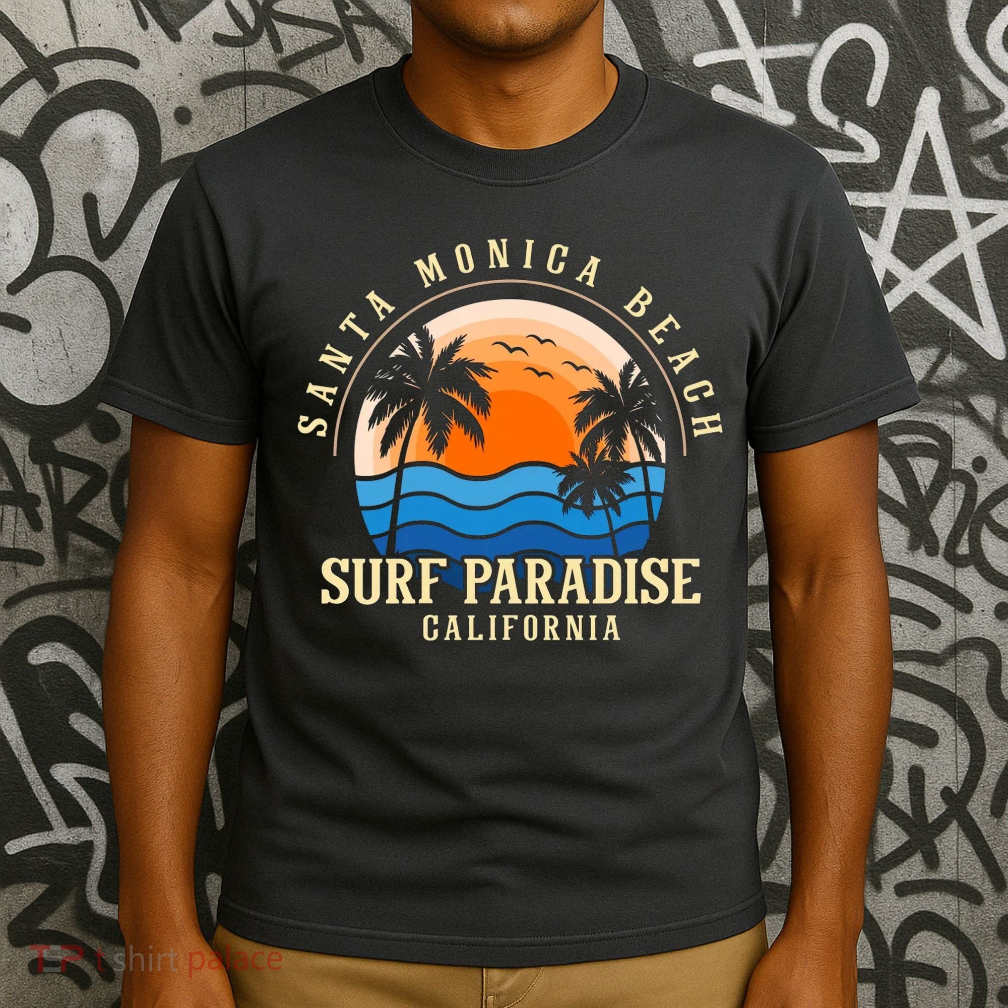 Santa Monica Beach California T-Shirt