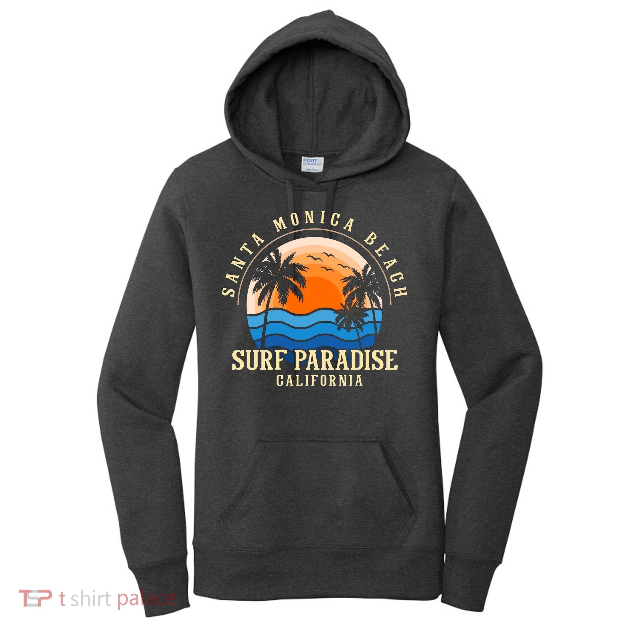 Santa Monica Beach California Women's Hoodie