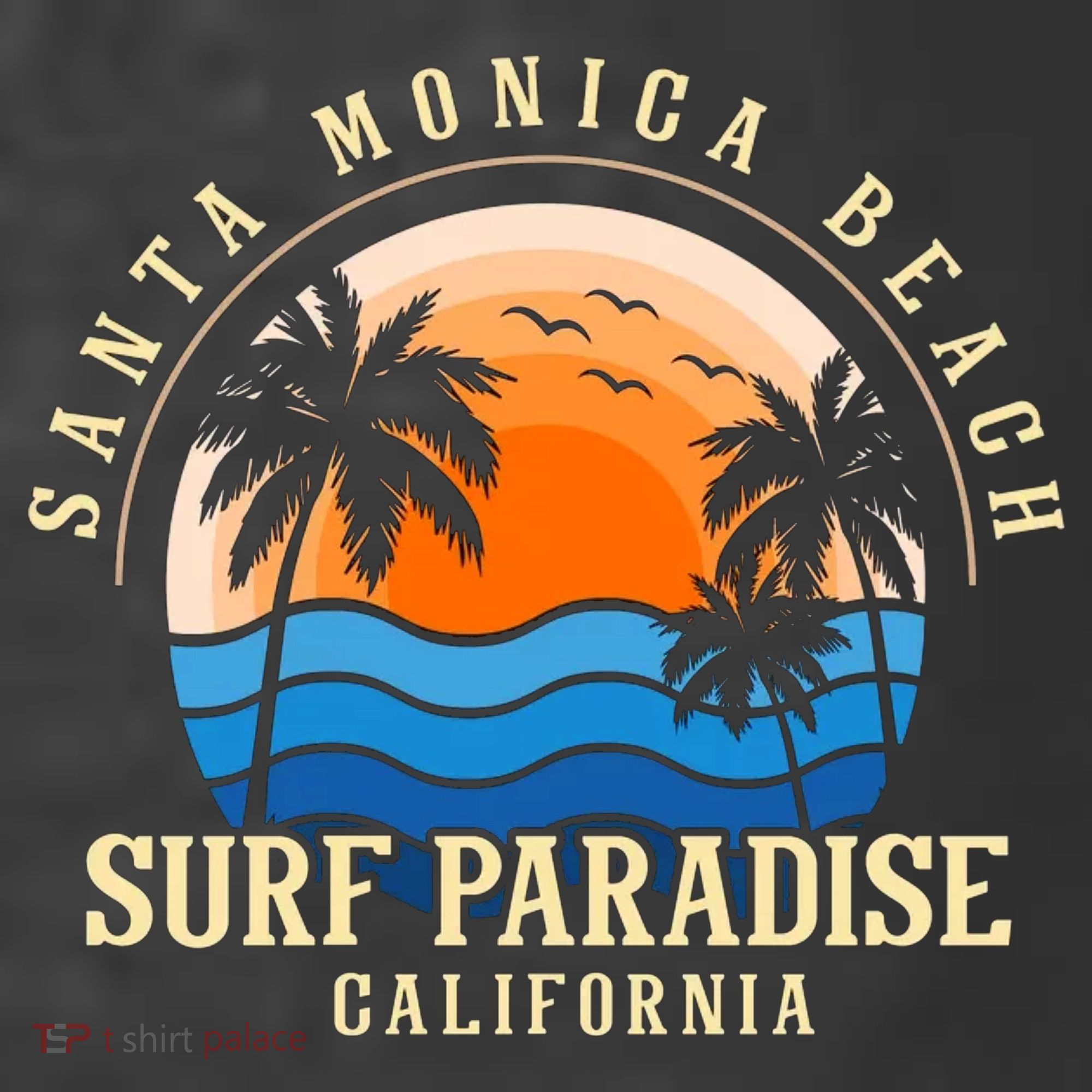Santa Monica Beach California Women's Hoodie