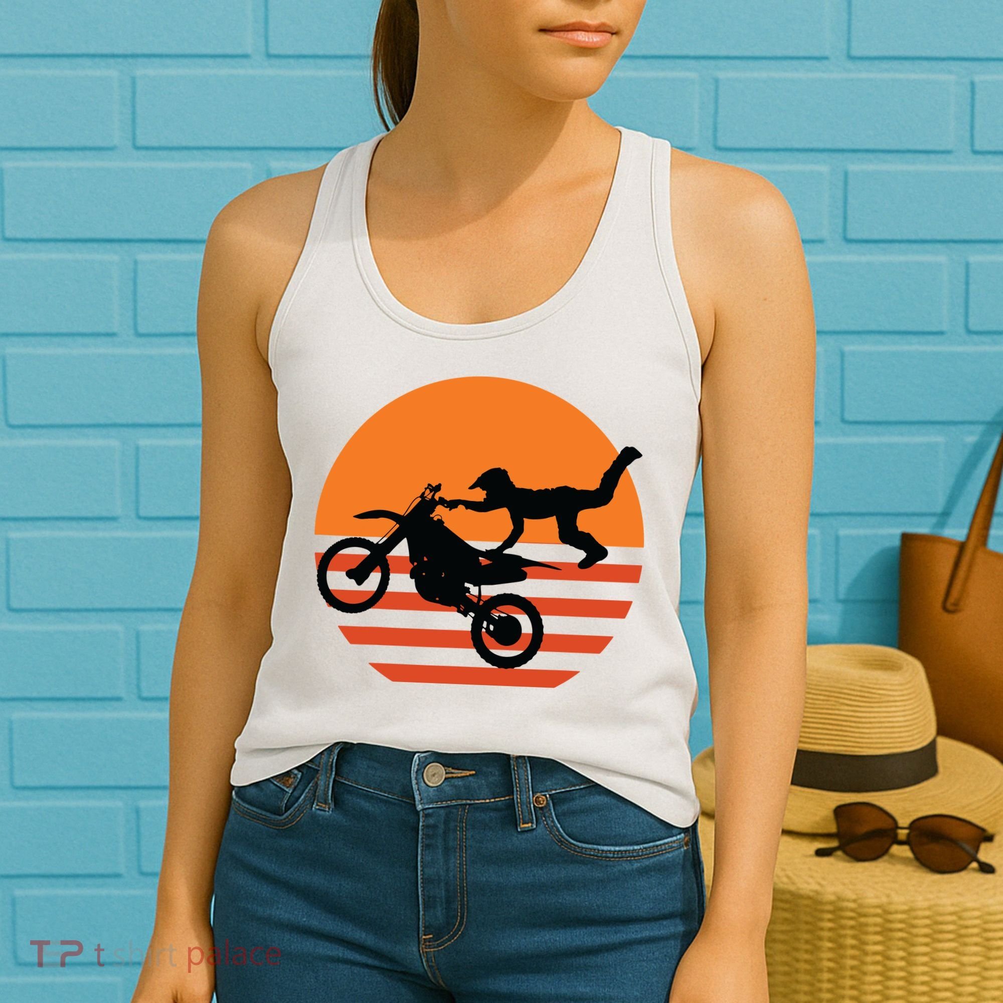 Supercross Motocross Brap Dirt Bike Rider Tee Women's Tank Top