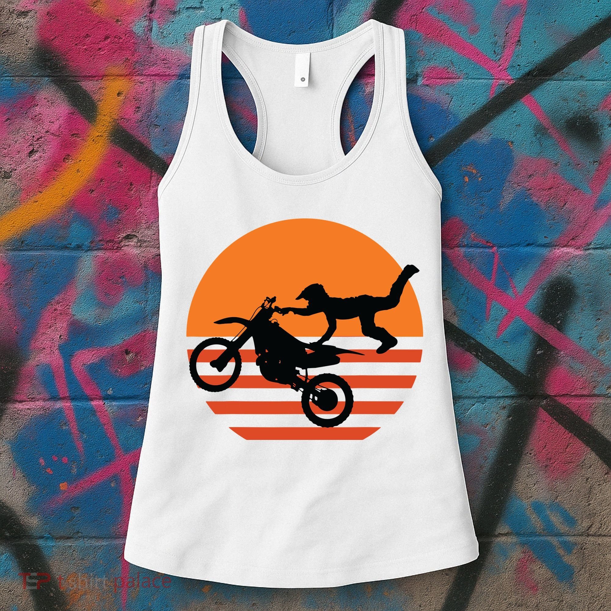 Supercross Motocross Brap Dirt Bike Rider Tee Women's Tank Top