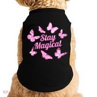 Stay Magical Butterfly Cute Gift Doggie Tank thumb 0