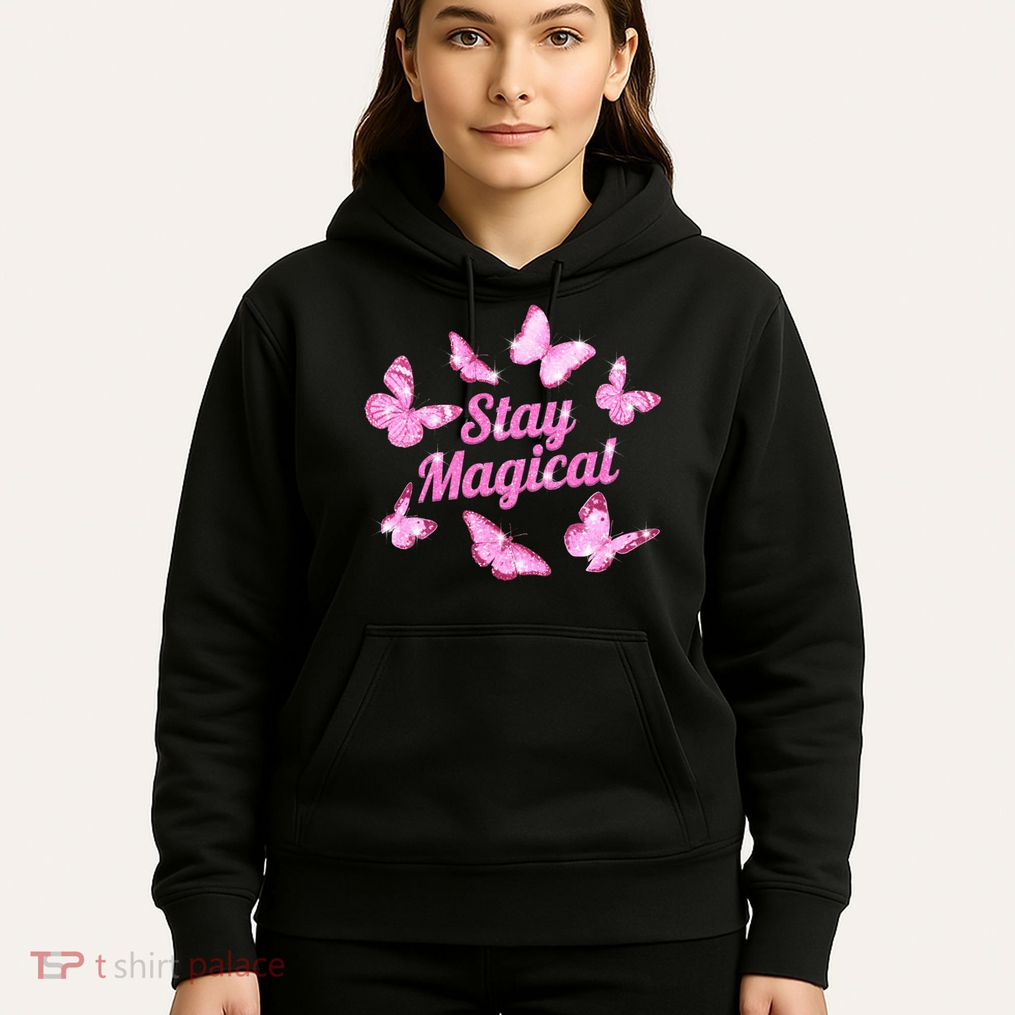 Stay Magical Butterfly Cute Gift Hoodie