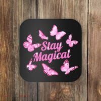 Stay Magical Butterfly Cute Gift Coaster thumb 0