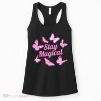 Stay Magical Butterfly Cute Gift Women's Tank Top thumb 0