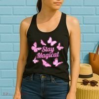 Stay Magical Butterfly Cute Gift Women's Tank Top thumb 2