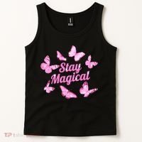 Stay Magical Butterfly Cute Gift Tank Top thumb 2
