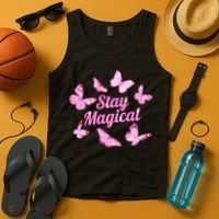 Stay Magical Butterfly Cute Gift Tank Top thumb 4