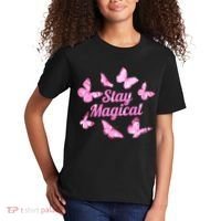 Stay Magical Butterfly Cute Gift Kids T-Shirt thumb 2