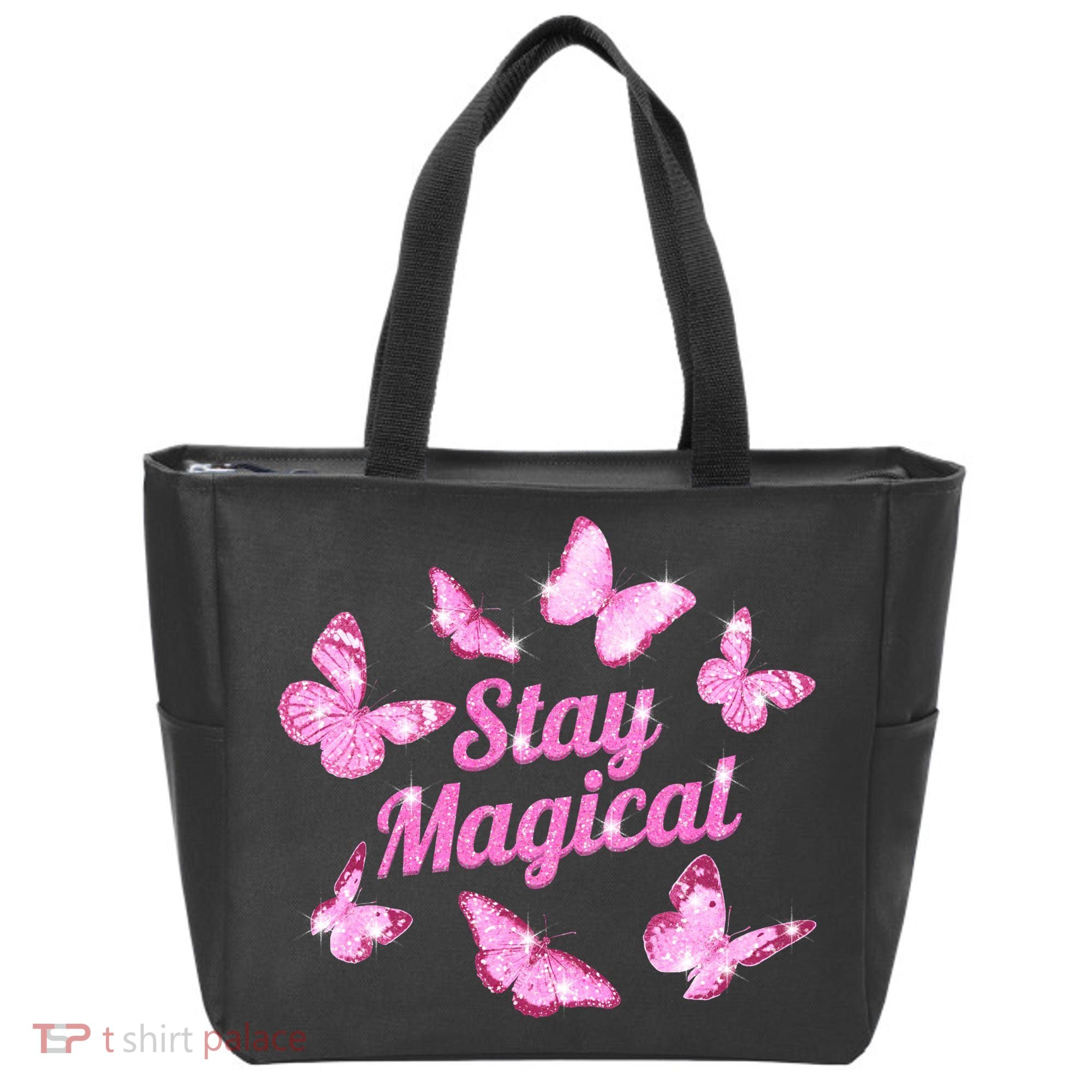 Stay Magical Butterfly Cute Gift Tote Bag