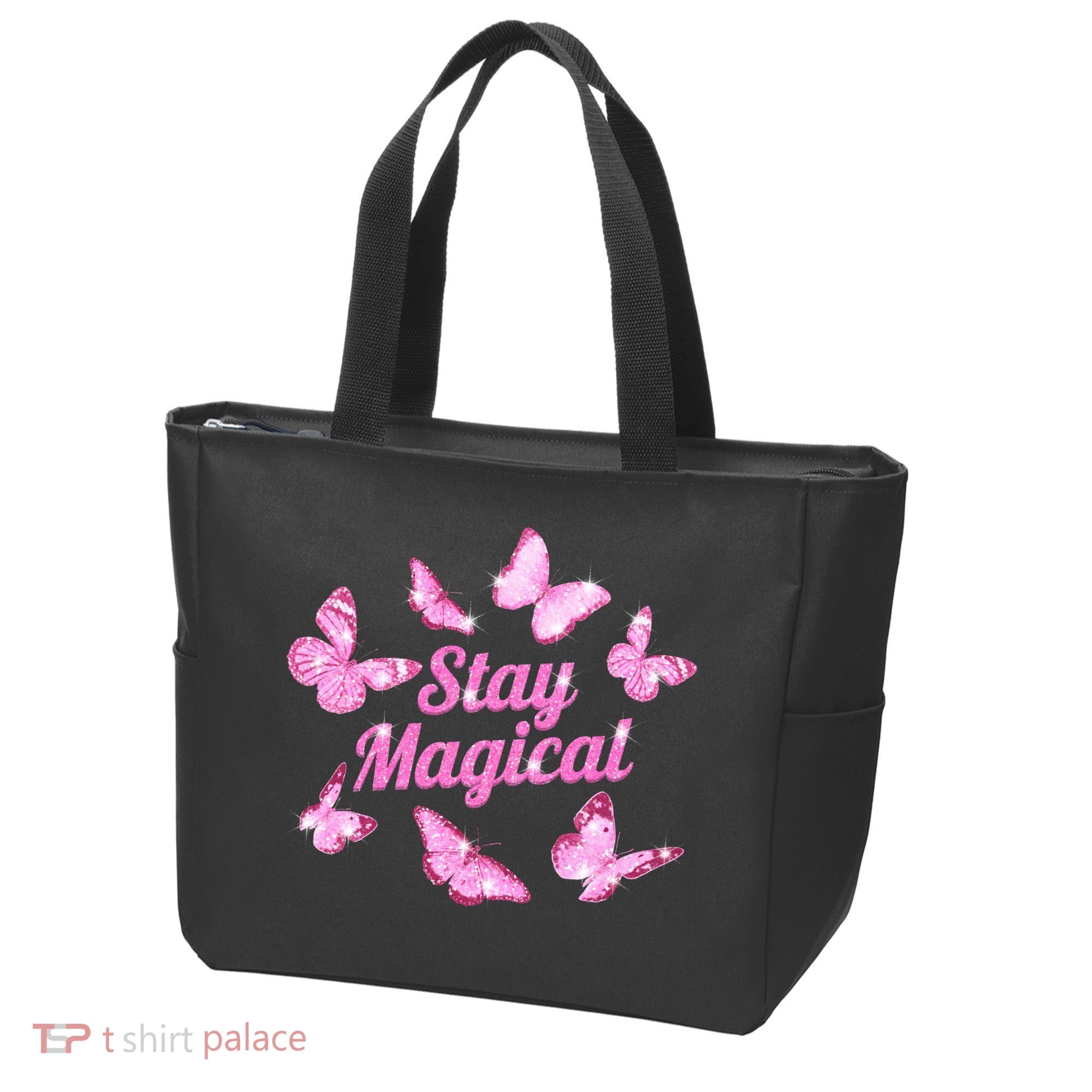 Stay Magical Butterfly Cute Gift Tote Bag