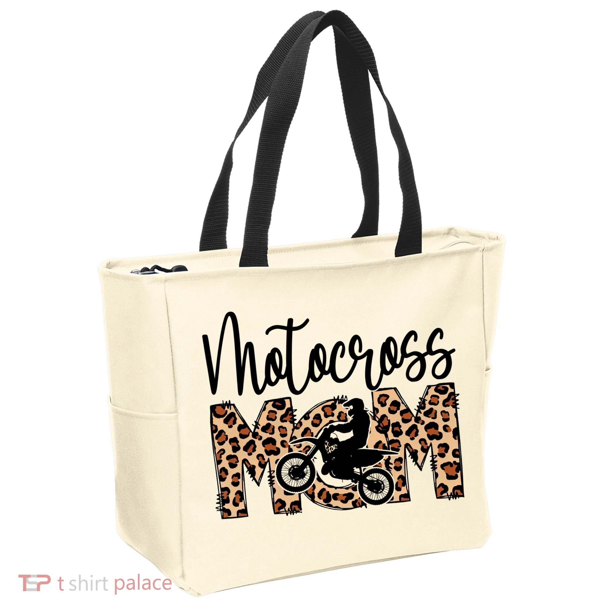 Sports Mom Motocross Tote Bag