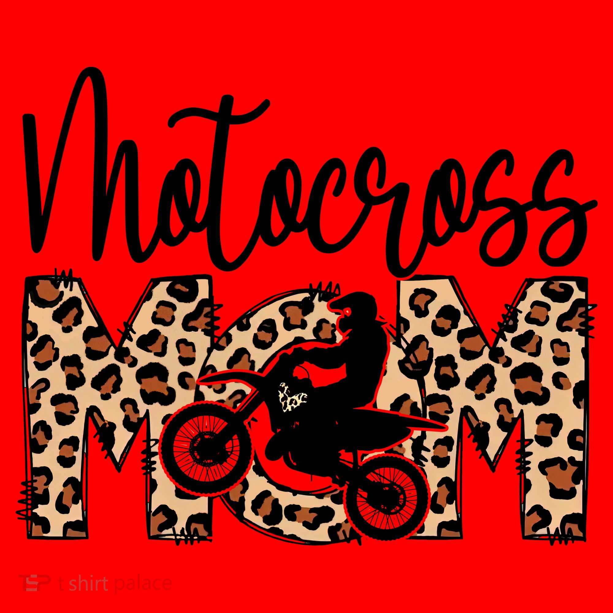 Sports Mom Motocross Santa Hat