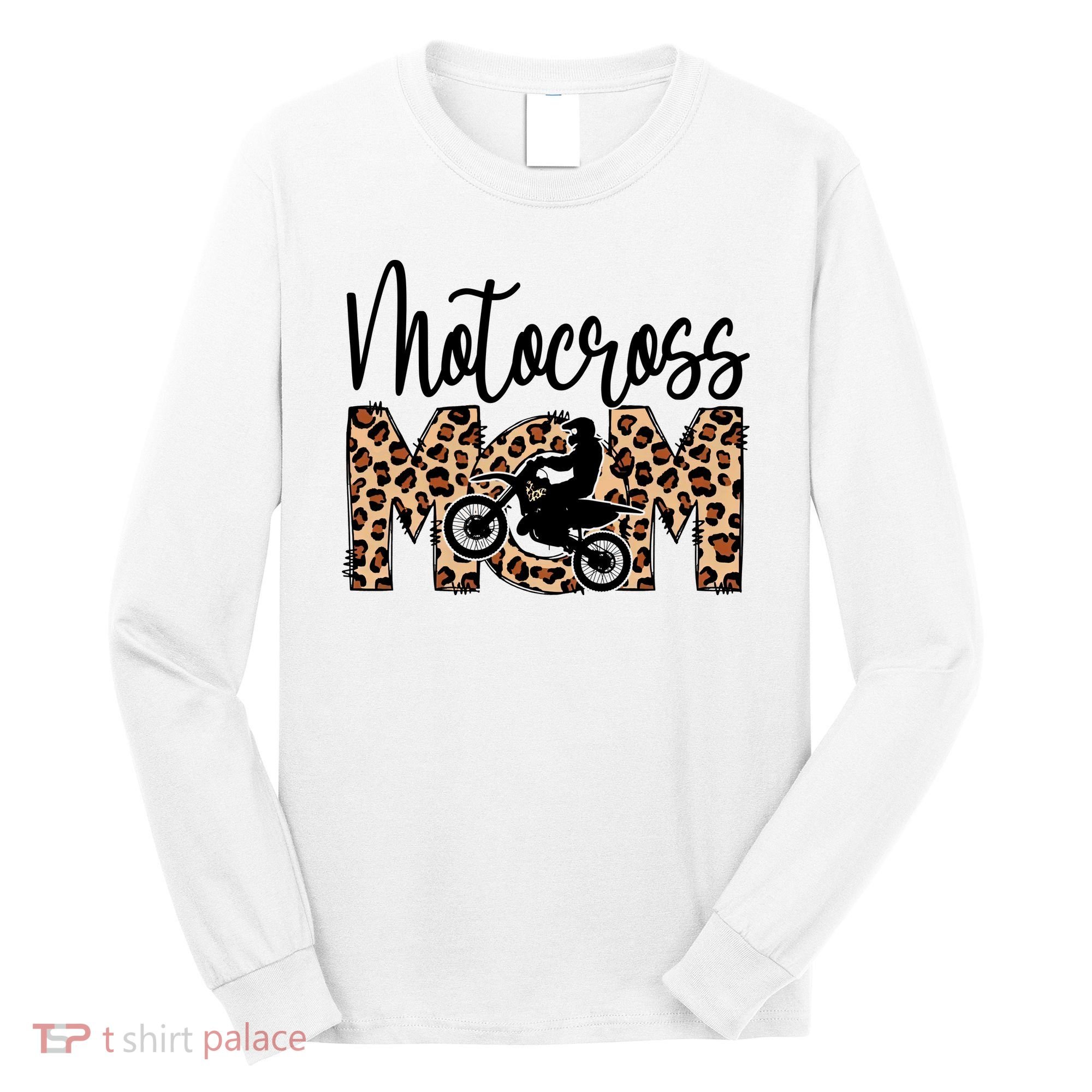 Sports Mom Motocross Long Sleeve Shirt