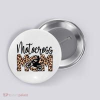 Sports Mom Motocross Button thumb 0
