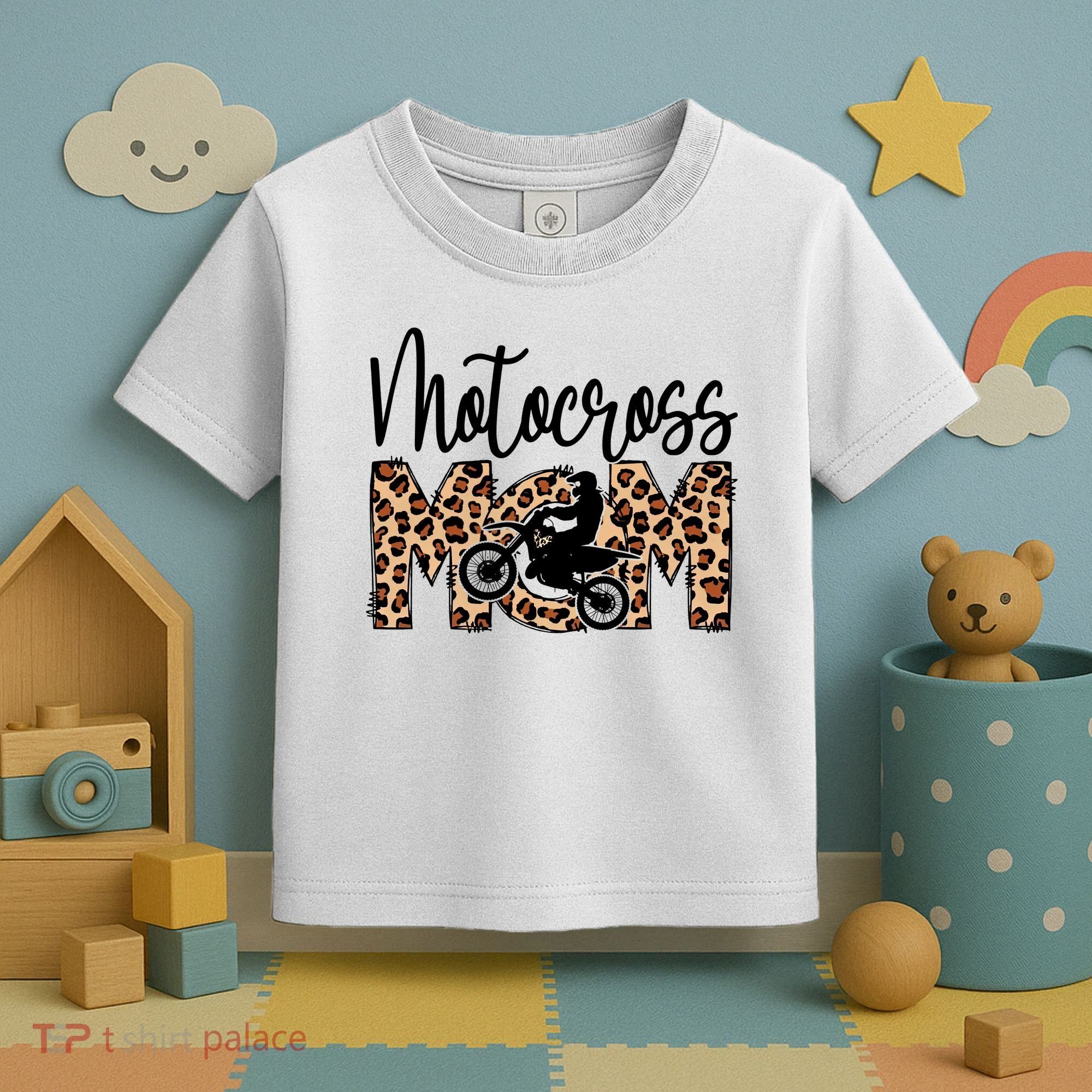 Sports Mom Motocross Toddler T-Shirt