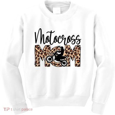 Sports Mom Motocross Kids Sweatshirt