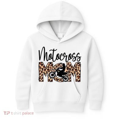 Sports Mom Motocross Kids Hoodie