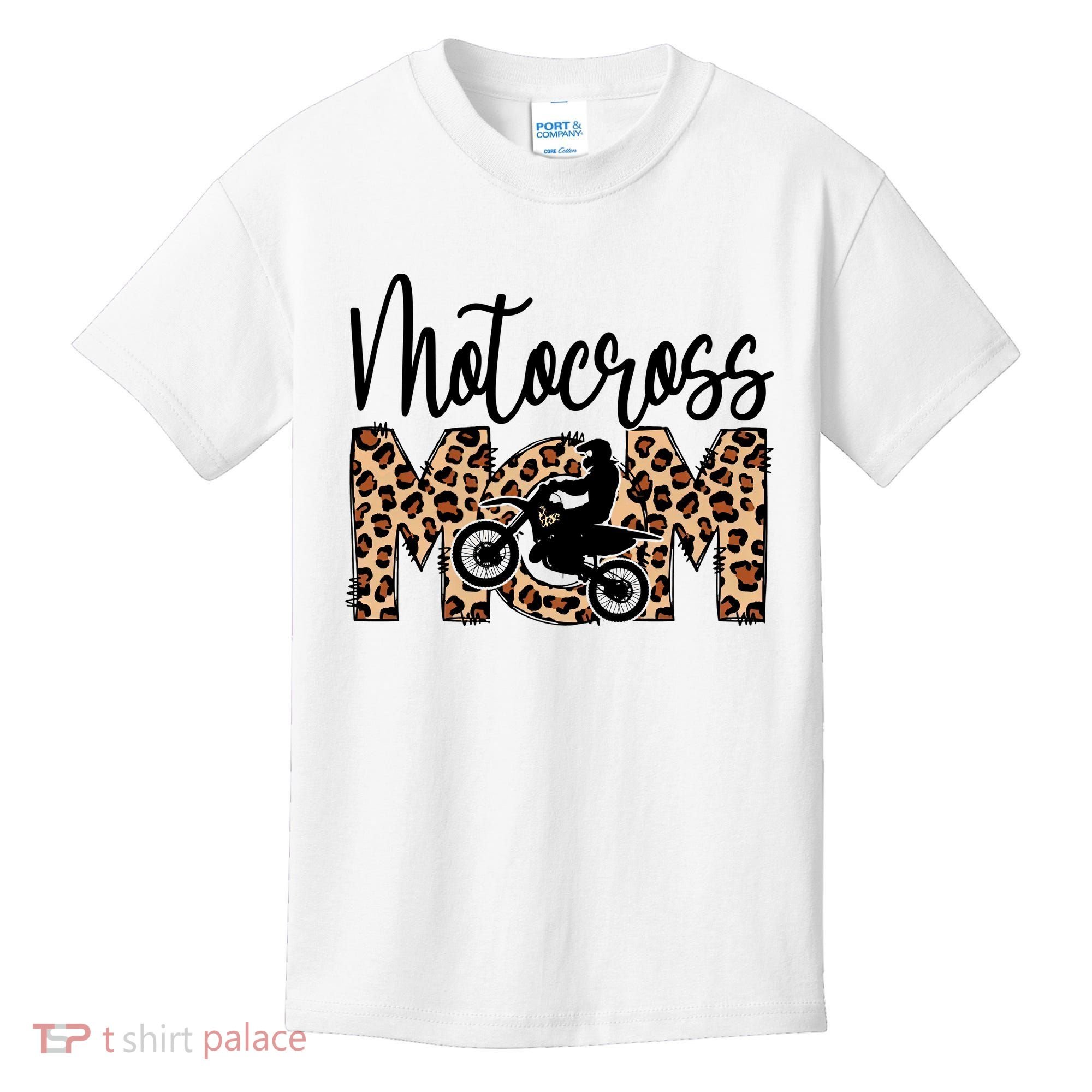 Sports Mom Motocross Kids T-Shirt