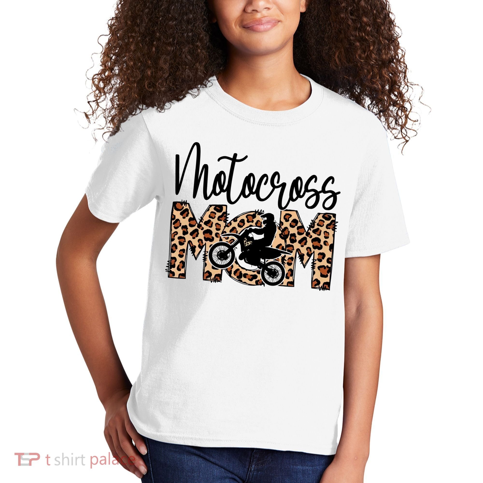 Sports Mom Motocross Kids T-Shirt