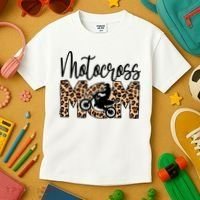 Sports Mom Motocross Kids T-Shirt thumb 3