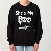 She’S My Boo Skull Face Women's Sweatshirt thumb 0