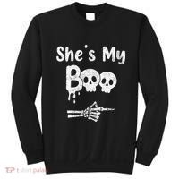She’S My Boo Skull Face Sweatshirt thumb 0