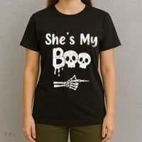 She’S My Boo Skull Face T-Shirt thumb 4