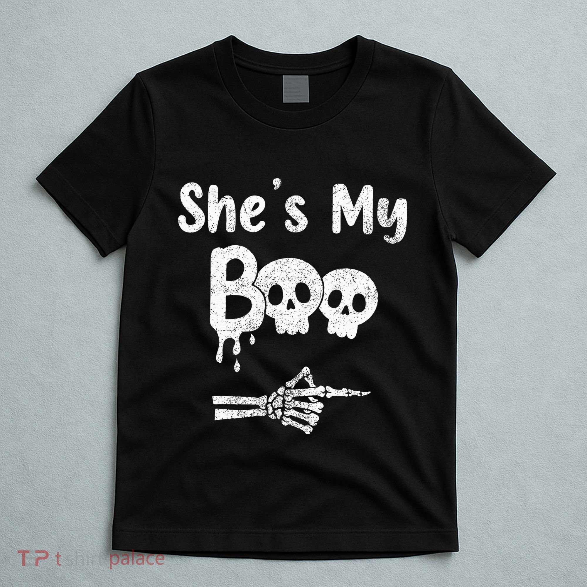She’S My Boo Skull Face T-Shirt