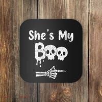 She’S My Boo Skull Face Coaster thumb 0