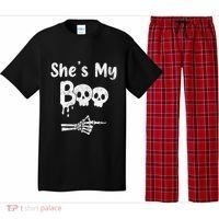 She’S My Boo Skull Face Pajama Set thumb 0