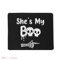 She’S My Boo Skull Face Mousepad thumb 0