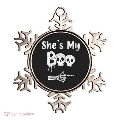 She’S My Boo Skull Face Ornament
