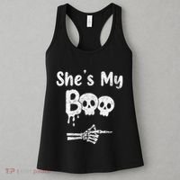 She’S My Boo Skull Face Women's Tank Top thumb 3