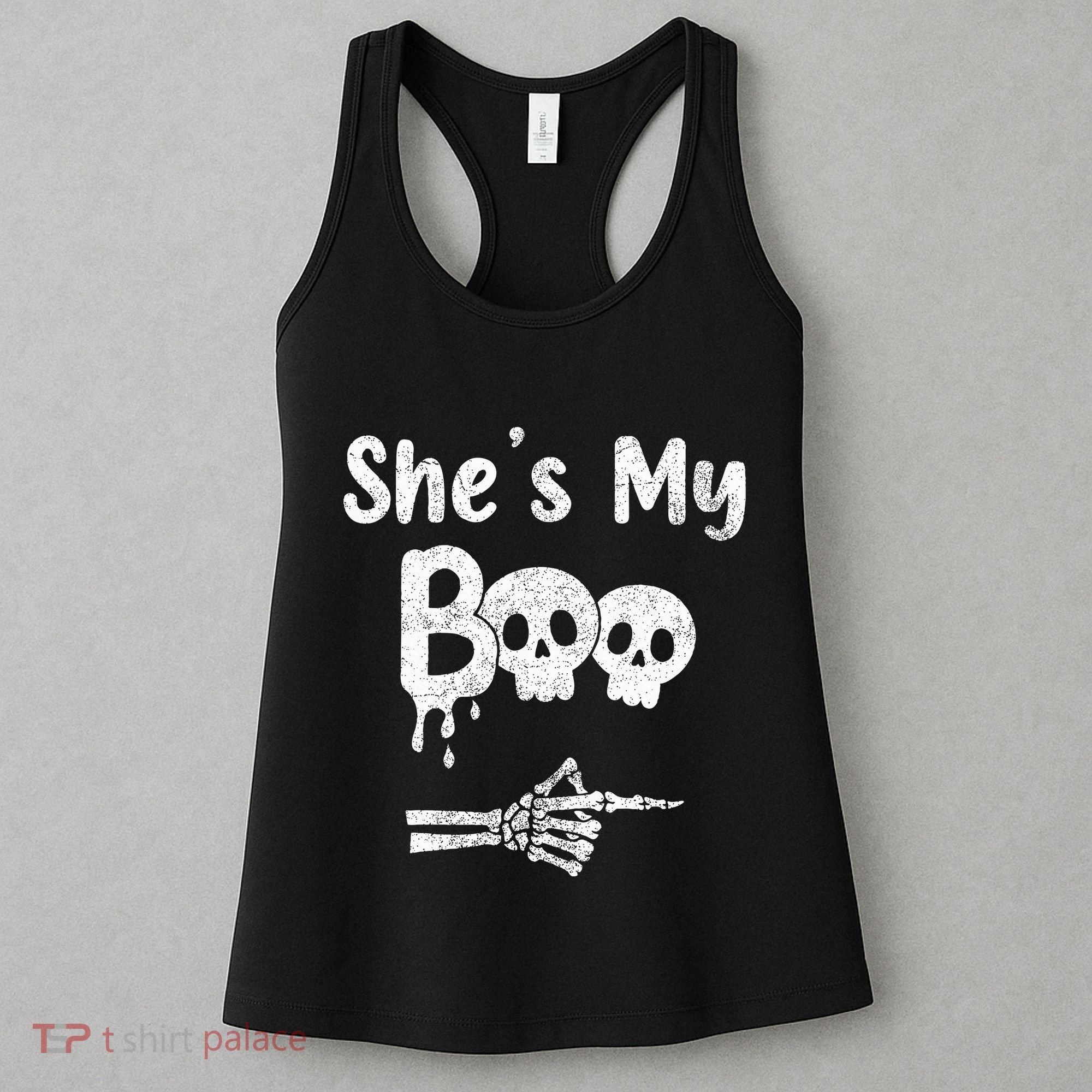 She’S My Boo Skull Face Women's Tank Top