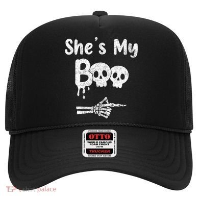 She’S My Boo Skull Face Hat