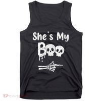 She’S My Boo Skull Face Tank Top thumb 0
