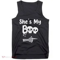 She’S My Boo Skull Face Tank Top thumb 0