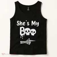 She’S My Boo Skull Face Tank Top thumb 2
