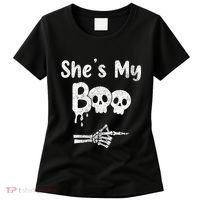 She’S My Boo Skull Face Women's T-Shirt thumb 0