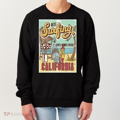 Santa Monica Beach California Women's Sweatshirt