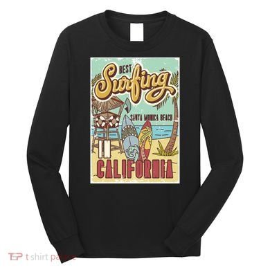 Santa Monica Beach California Long Sleeve Shirt